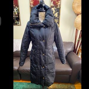 Cole Haan Box-Quilt Down Puffer Coat